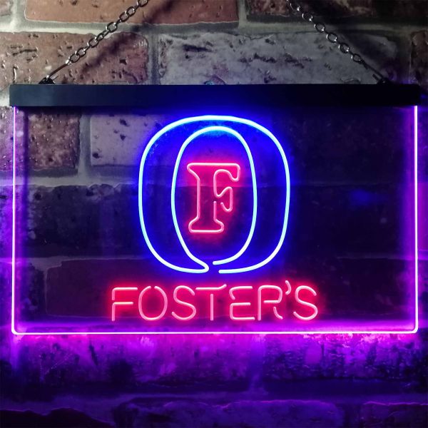 Foster's Lager - Dual LED Neon Light Sign